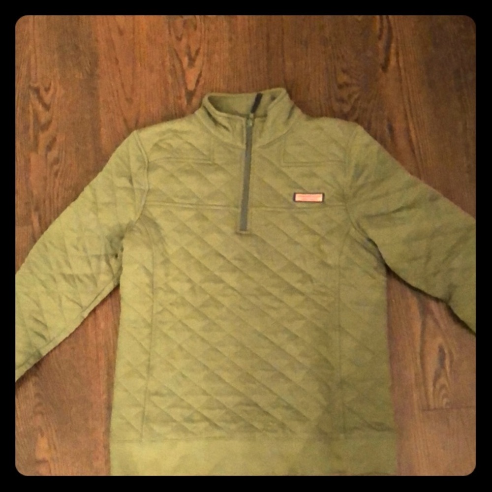 Vineyard Vines Quilted Shep Shirt Zip-up